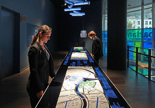 欧洲议会游客中心文化展厅设计
